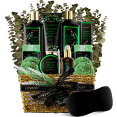 Lovery ensemble bain eucalyptus menthe, prêt à offrir