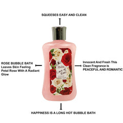 LOVESTEE Rose body lotion provides soft, nourished skin after shower.