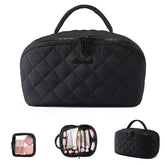 LOVEVOOK pochette-maquillage voyage ouverte à 180°, accès rapide.