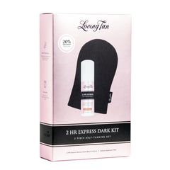 Guide de couleur teinté de Loving Tan 2HR Express pour une application précise.