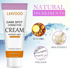 LOVOOD Crème Correctrice Genoux, peau plus lisse et hydratée.