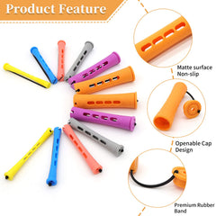 Lovppy peigne queue acier outil pratique pour rouler les mèches