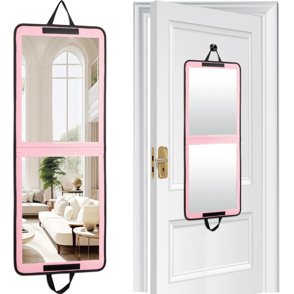 Miroir LPHUMEX portable corps entier 33x13, idéal pour vérifier sa tenue en déplacement.