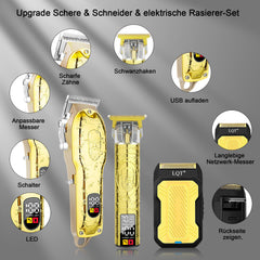 Coffret cadeau LQT homme: kit soin polyvalent pour grooming.