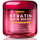 LSKINBATH Masque Keratine-Collagene en flacon, réparation des cheveux abîmés.