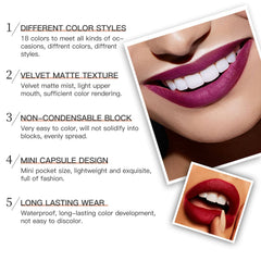 LSxia capsule bordeaux mat – contraste sophistiqué, texture lisse et durable.