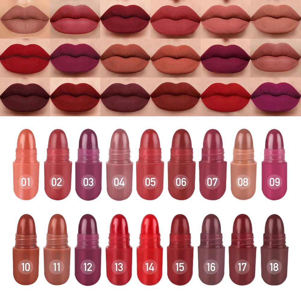 LSxia capsule rouge à lèvres mat – texture veloutée et tenue longue durée, facile à emporter.