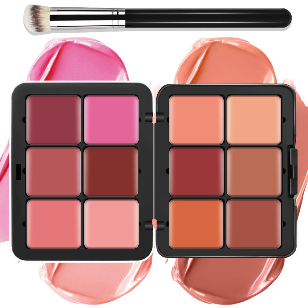 LSxia palette crème 12 couleurs ouverte pour un rendu naturel et longue tenue.