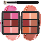LSxia palette crème 12 couleurs ouverte pour un rendu naturel et longue tenue.