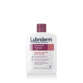 Lubriderm Advanced Therapy – bouteille sous plan rapproché, hydratation durable.