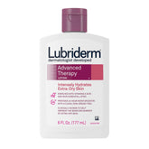 Lotion Lubriderm Advanced Therapy en bouteille, hydratation durable pour peau sèche