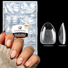 Luckyfairy amande extra court 504 pièces: kit d’extensions rapides et naturelles.