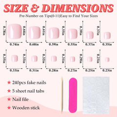 Boîte LuckForever pour ranger les ongles-pieds rose clair et éviter les pertes.