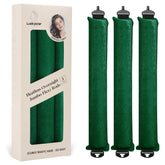 Luckybear rouleaux coiffe satin vert trio sans chaleur pour boucles durables le matin