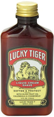 Lucky Tiger Routine rasage avec brosse – Application facile pour un rasage précis.