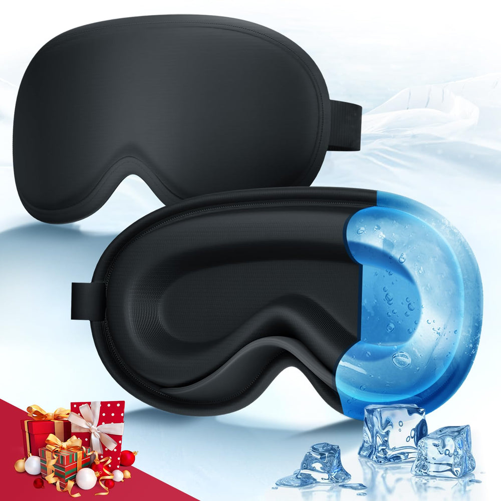 Luguiic masque yeux gel froid 3D pour un repos rafraîchissant.
