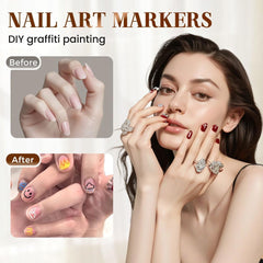 Luhaka étui-portable-stylo-art-ongles pratique en déplacement.