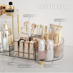 Lulltou organisateur maquillage avec 7 compartiments pour tout ranger.
