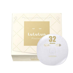 Lululun 32EA masque-visage anti-âge avec thé vert et shiso, hydratation présente.