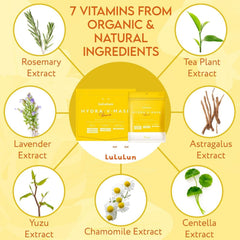 Lululun Masque Visage Herbes 7: apaisant et adoucissant la peau.