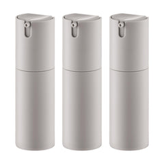 Bouteille airless de voyage Lulupack 1 oz, gris, compacte et anti-fuite.