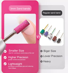 Lumcrissy utilisation mobile pour soins des ongles, pratique lors de prestations à domicile.