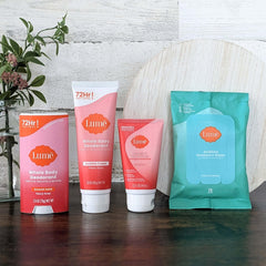 Mini gel douche acidifié Lume, fraîcheur rafraîchissante en voyage.