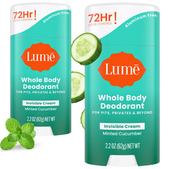Lume crème invisible en bâton, emballage pratique et discret.