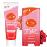 Lume crème invisible déodorant corps Peony Rose, application douce et fraîche