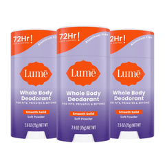 Lume déodorant bâton lisse offre une fraîcheur durable.