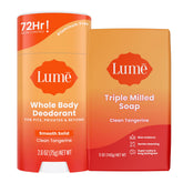 Déodorant Lume bâton lisse, application fluide et durable.