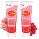 Lume Déodorant Corps Invisible en Tube Peony Rose, fraîcheur durable.