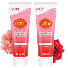 Lume Déodorant Corps Invisible en Tube Peony Rose, fraîcheur durable.