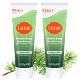 Lume Déodorant Corps Invisible en tube, packaging discret et élégant.