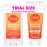 Lume Déodorant Crème Invisible Tangerine prêt à l'emploi pour une fraîcheur durable.