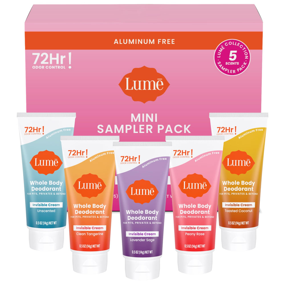 Lume mini-déodorant tangerine : parfum frais durable toute la journée.