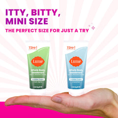 Lume Pack de deux mini-tubes 0,5 oz, pratique en déplacement.