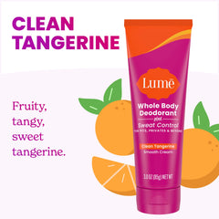 Texture crème sans bicarbonate de Lume sur peau sensible.