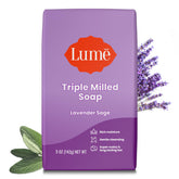 Savon Lume Lavande Sauge, emballage élégant et parfum apaisant.