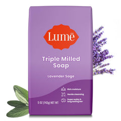 Savon Lume Lavande Sauge, emballage élégant et parfum apaisant.