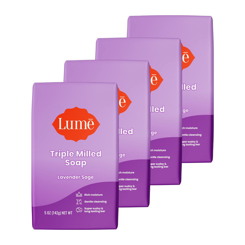 Savon Lume en barre Lavande-Sauge: texture crémeuse et hydratante