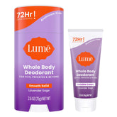 Lume Invisible Cream Mini on skin for targeted odor control.