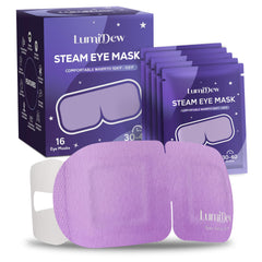 LumiDew masque yeux vapeurlemballage prêt à l’emploi pour une détente nocturne rapide