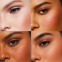 Luminess blush en pulvérisation, teinte rosée pour un éclat subtil.