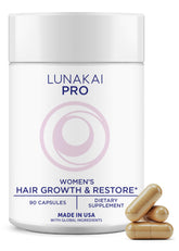 Lunakai Pro – Bouteille 90 gélules prête à intégrer votre routine capillaire.