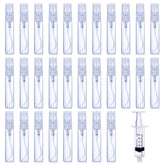 Luojery bouteilles parfum 5ml en verre transparent, parfaites pour tester des fragrances en voyage.