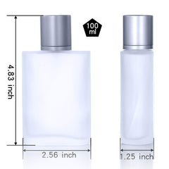 Capuchon argenté Luojery sur bouteille parfum, design élégant et pratique.