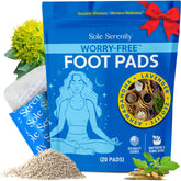 Sole Serenity de Lure Essentials appliqué sur les pieds, pour une détente nocturne.