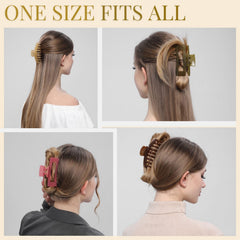 LuSeren clip jelly grand: taille idéale pour tous types de cheveux