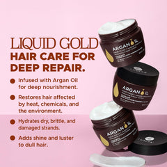 Cheveux secs après le shampooing Luseta Argan, soin nourrissant.